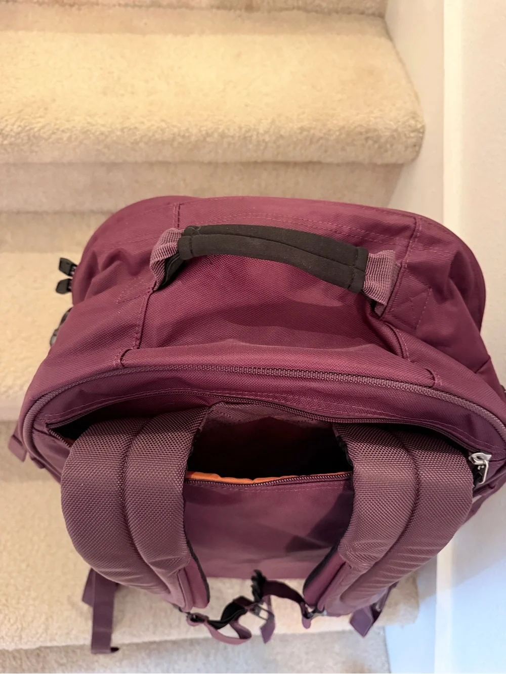 Burgundy Travel EBAGS Backpack for Men - Spacious Everyday Carry